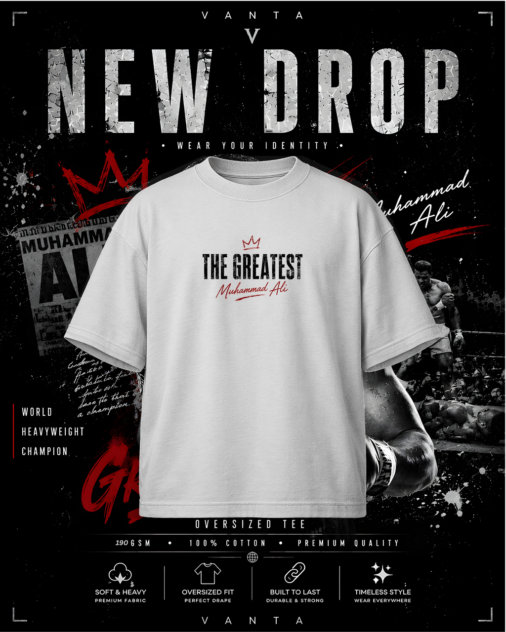 T-Shirt —THE GREATEST MUHAMMAD ALI