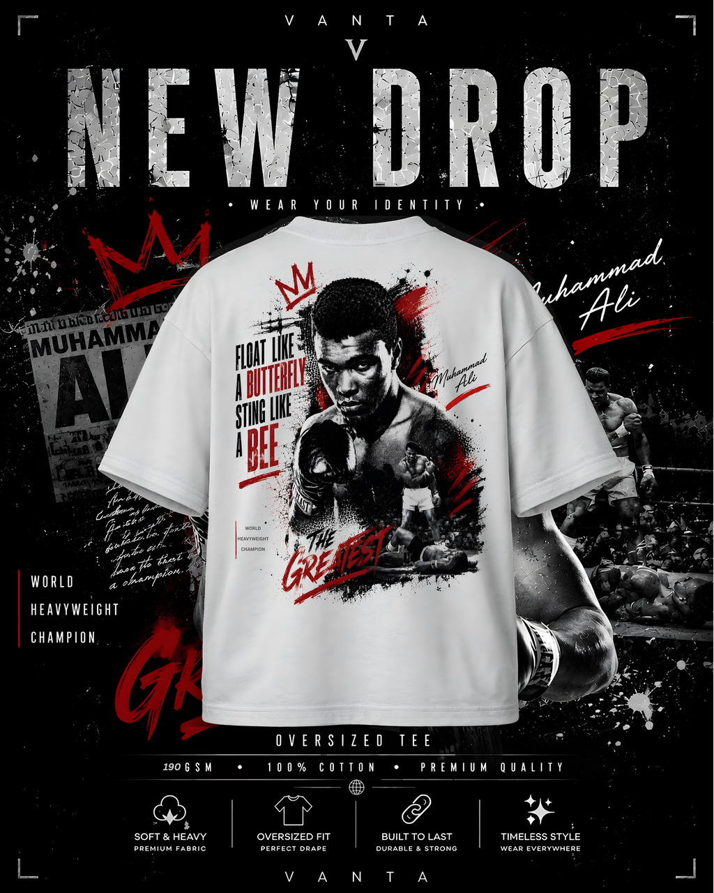 T-Shirt —THE GREATEST MUHAMMAD ALI